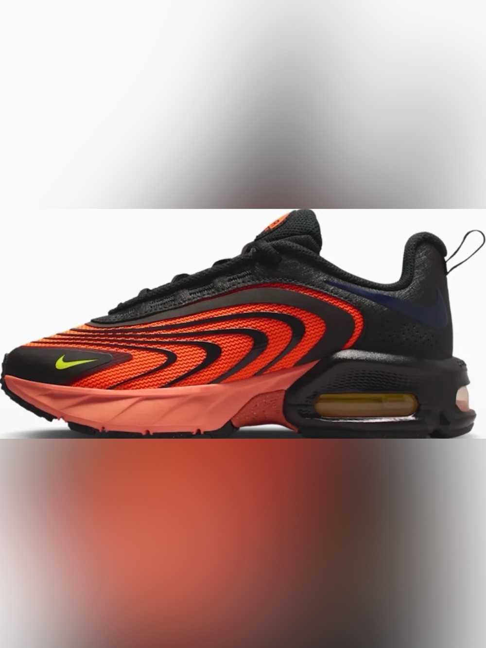 Nike Kids Air Max Fire (GS) Hyper Crimson Lemon Venom IF2622-800 Size: 4Y / 5.5W